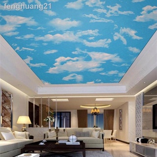 Giấy dán tường mây trời, decal dán tường mây trời