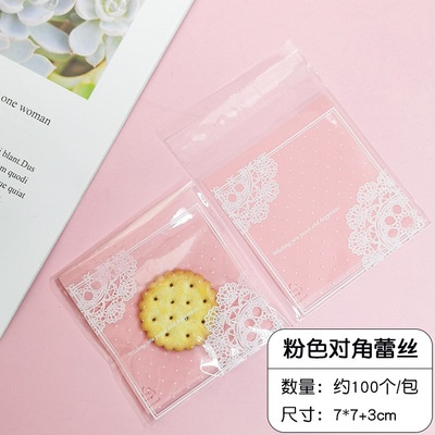 Túi dán 7x7cm đựng bánh kẹo