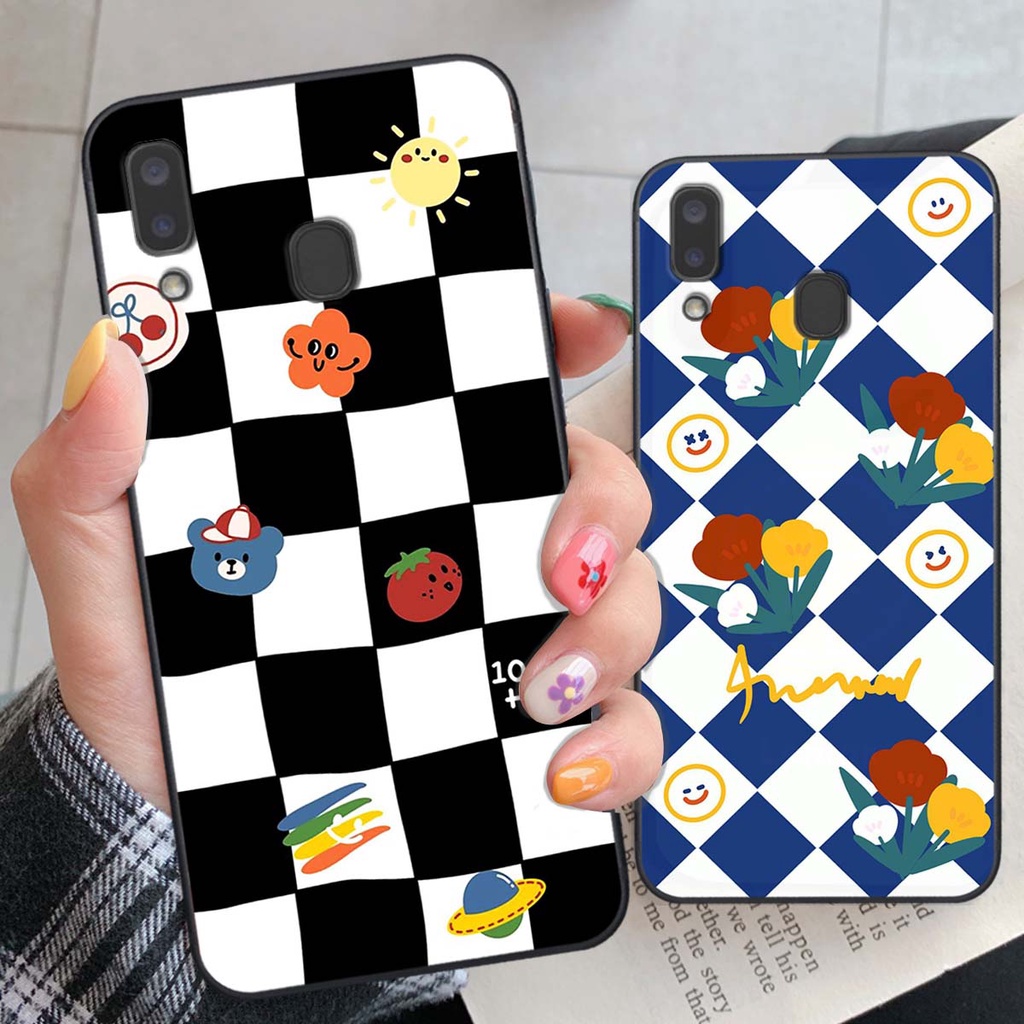 Ốp Samsung A20 / A30 họa tiết hoa, gấu thời trang, ốp dẻo bền đẹp
