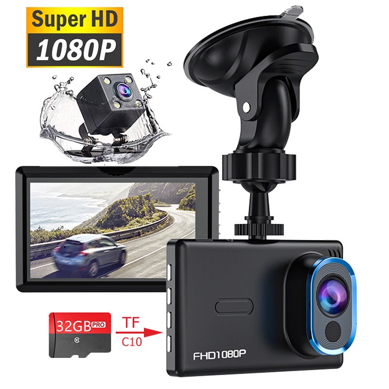 Camera Hành Trình 3 Inch 1080p 1080p Cho Xe Hơi | BigBuy360 - bigbuy360.vn