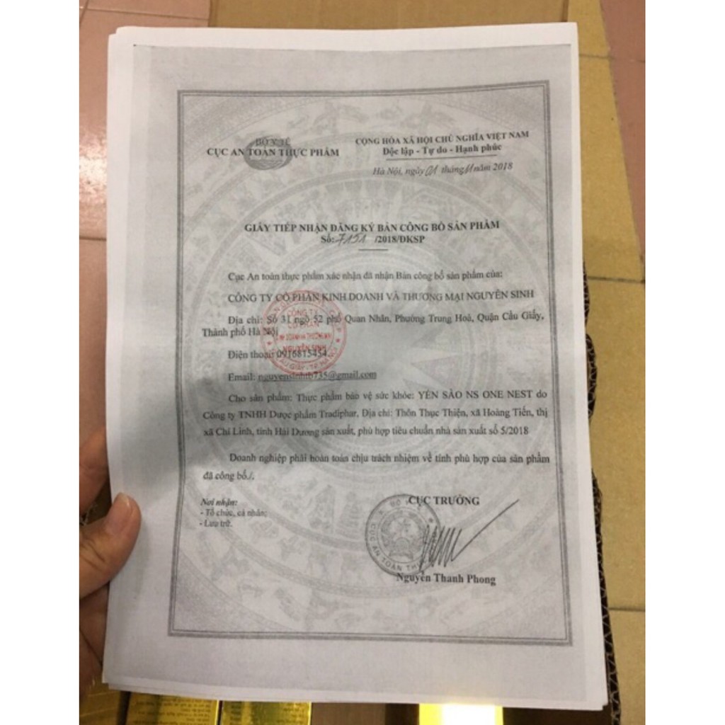 Yến Sào One Nest mẫu mới chính hãng - Siro Yến Sào One Nest | BigBuy360 - bigbuy360.vn