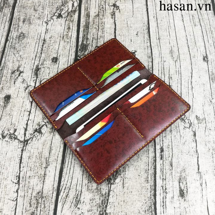 Ví da cầm tay handmade cao cấp