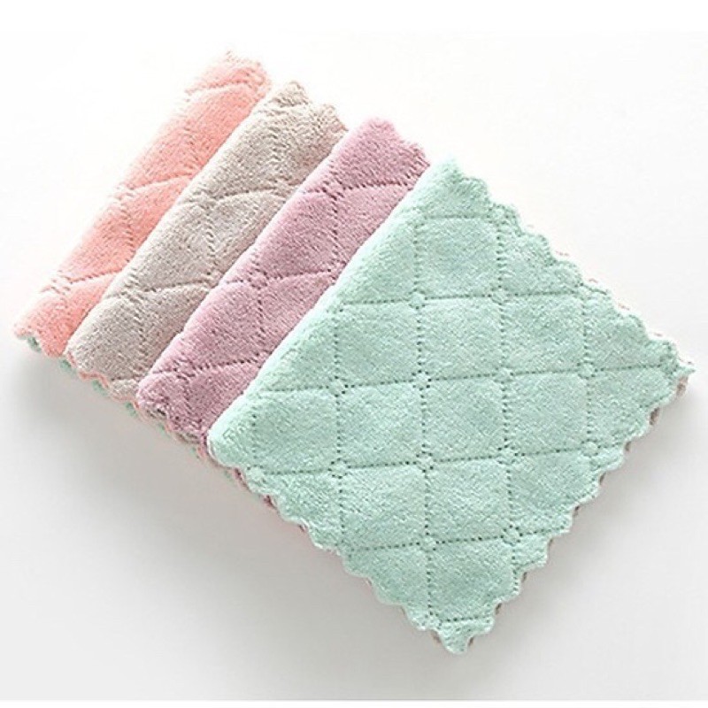 (Hoàn$) Khăn Vuông Lau Tay Khu Vực Nhà Bếp 25x25cm (STIHN) | BigBuy360 - bigbuy360.vn