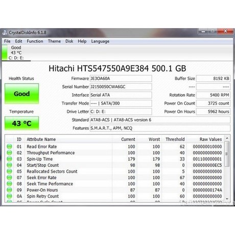 Ổ cứng laptop 500GB 250GB 160Gb 120GB HDD 160gb HDD 120GB HDD 250GB HDD 500GB hàng kho rã máy bảo hành 6 tháng | BigBuy360 - bigbuy360.vn