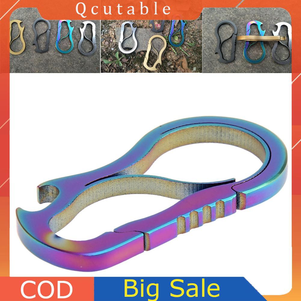 Móc Khóa Carabiner Bằng Hợp Kim Titanium # S4