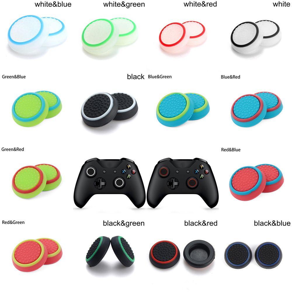 JONYE 4 Nút Silicone Thay Thế Cho Tay Cầm Chơi Game PS3 PS4 XBOX One (Mới) 360 Độ