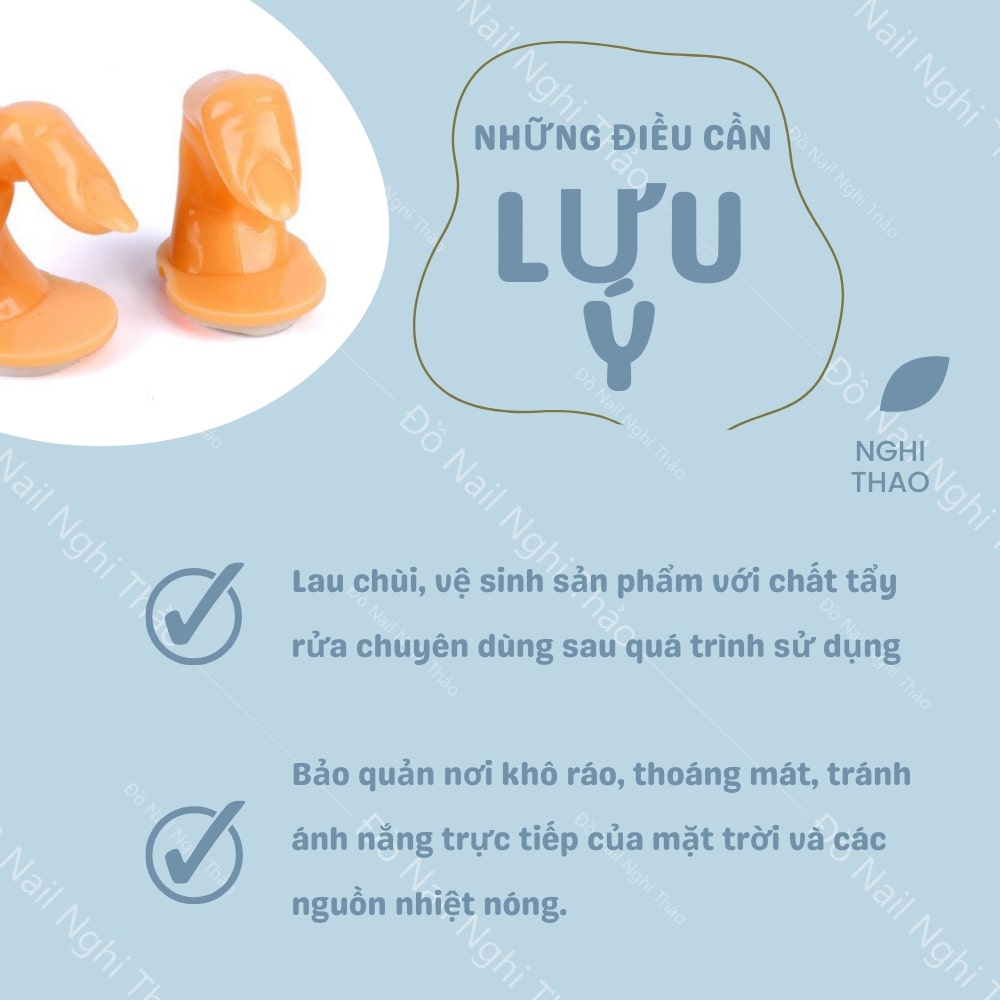 Ngón tay giả học nail
