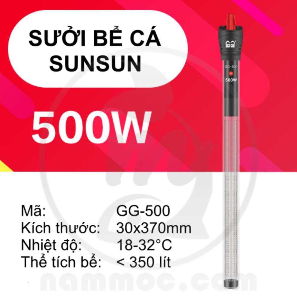 ☘ Máy Sưởi Bể Cá Cảnh SUNSUN GG-100W | 200W | 300W | 500W ☘ Máy Sưởi Ấm Bể Cá Cảnh, Thuỷ Sinh