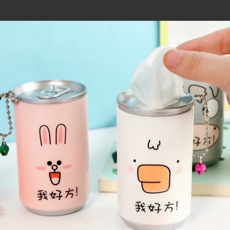 khăn ướt lon nước ngọt siêu cute
