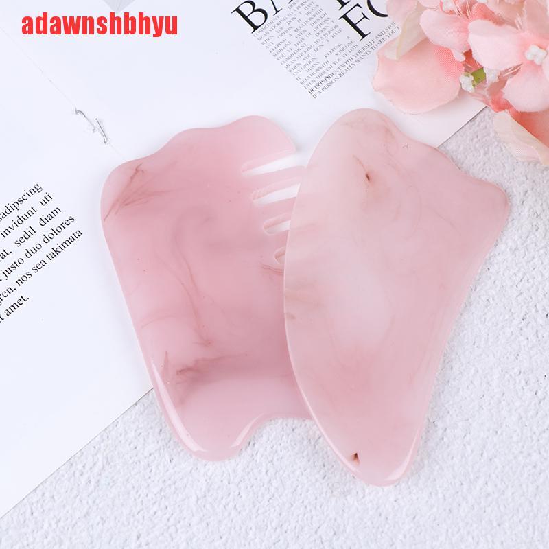 Bảng GuaSha Mát Xa Mặt Bằng Nhựa Tổng Hợp Tự Nhiên