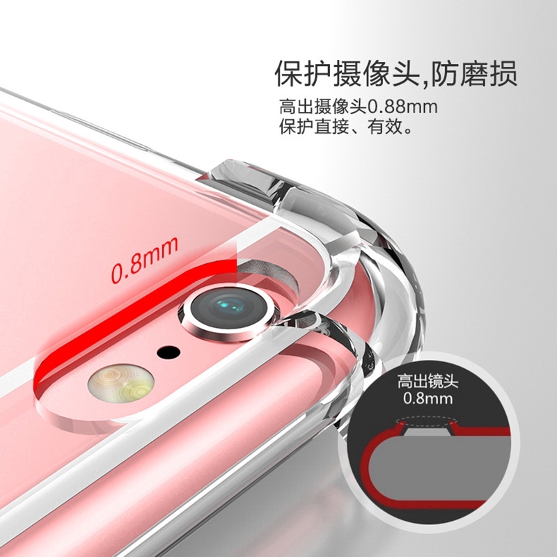 Ốp lưng có túi khí 4 góc chống rơi cho Iphone 12 11 8/7 8 Plus X / Xs Max X R 6 / 6S Plus | BigBuy360 - bigbuy360.vn