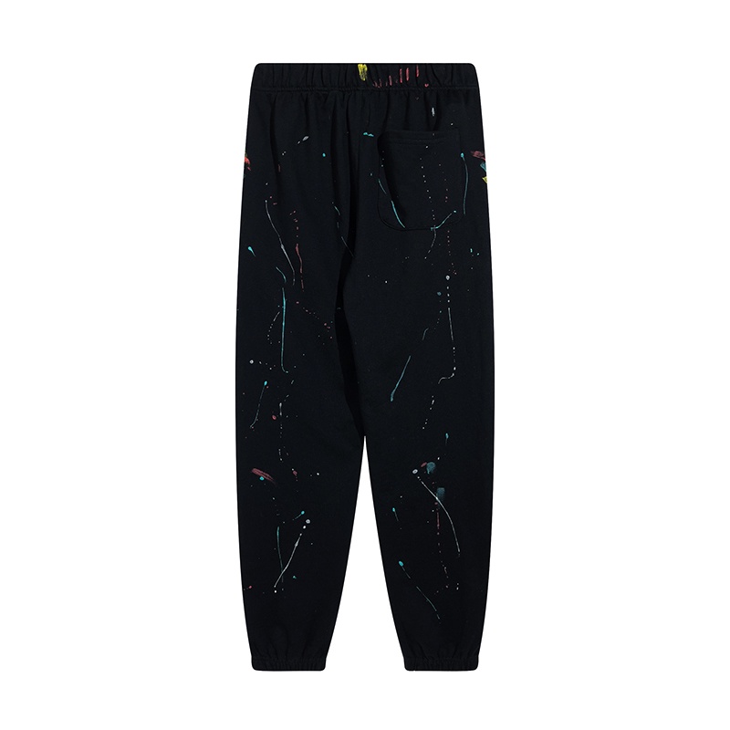 Gallery DEPT Quần Dài Đến Mắt Cá Chân Bằng Cotton Nguyên Chất In LOGO Chữ Graffiti Vẽ Tay Graffiti Giảm Căng Thẳng