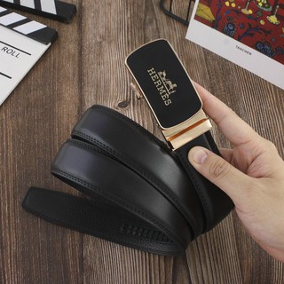 Thắt Lưng Dây Nịt Khóa Mặt Nam, Da Bò 2 Lớp Cao Cấp, Mặt Gương Sang Trọng, Sáng Bóng