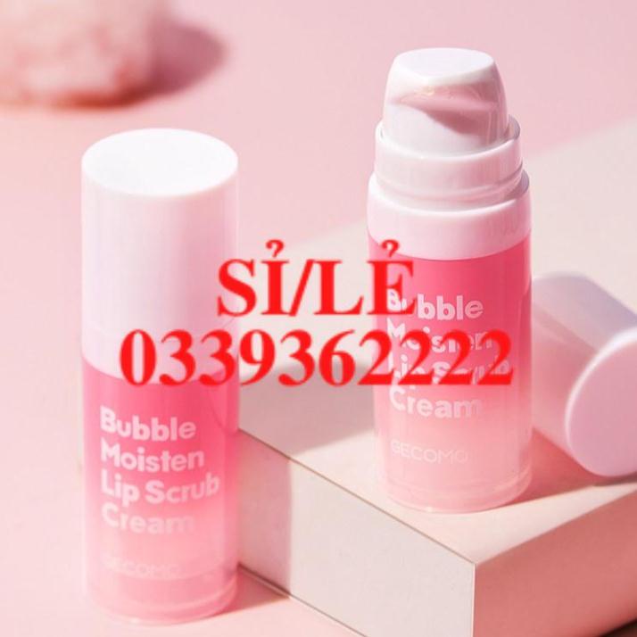 [ CHÍNH HÃNG ] Tẩy da chết môi sủi bọt Gecomo Bubble Moisten Lip Scrub Cream Sena Beauty