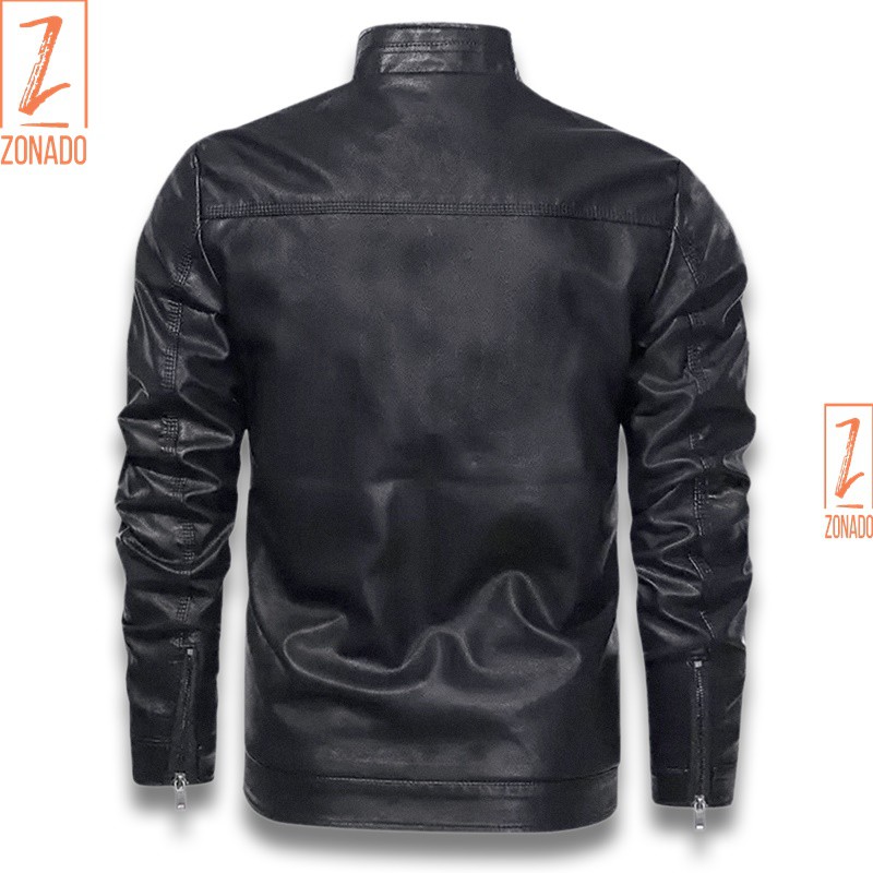 Áo khoác da nam phong cách thời trang Zonado Zadn09