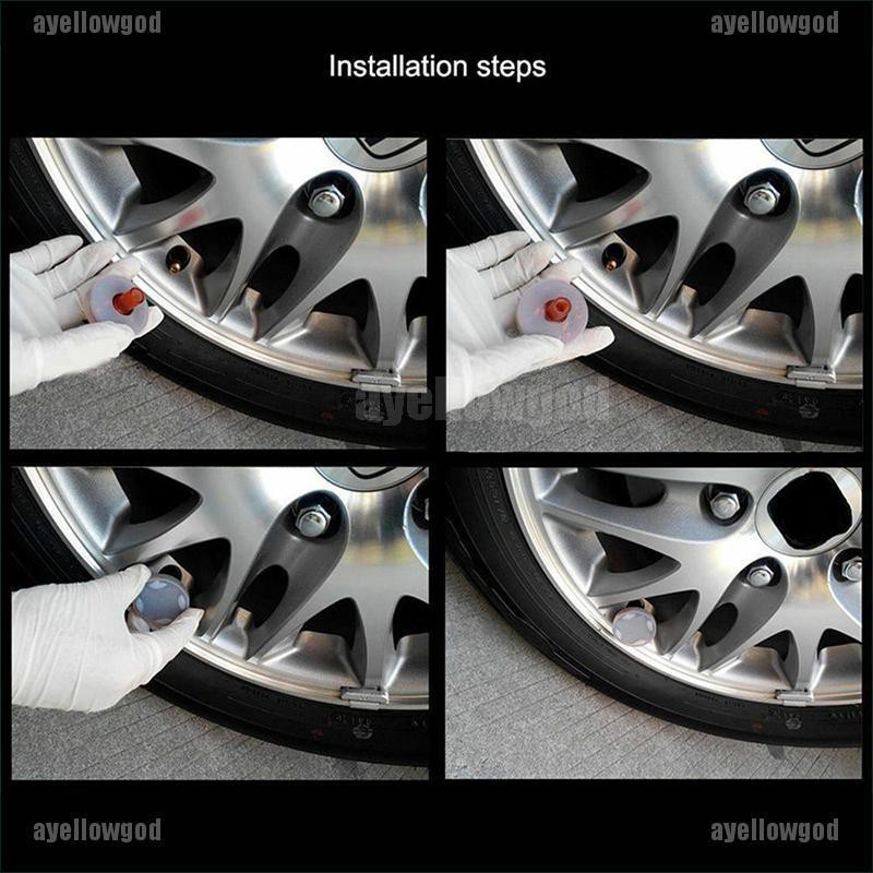 Đèn LED Năng Lượng Mặt Trời 12 Bóng 4 Chế Độ Gắn Viền Bánh Xe Hơi