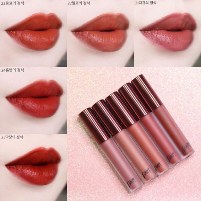 Son Kem Lì BBia 25, Bbia 24, Son Kem Lì Bbia Velvet Lip Tint