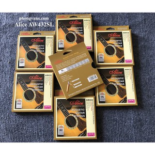 Dây đàn guitar acoustic alice aw432sl