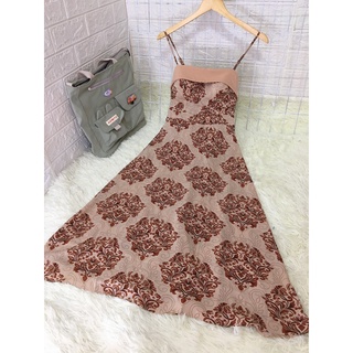MD35 Đầm maxi 2 dây dáng dài