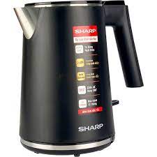 [Mã ELHADEV giảm 4% đơn 300K] Bình ấm đun siêu tốc Sharp EKJ-10DVPS-RD/BK 1.0 lít inox 304 - Bảo hành 12 tháng