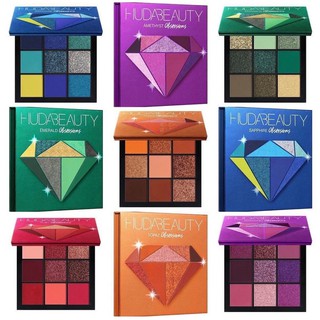 [CÓ SẴN-ĐỦ MÀU]🔥Bảng phấn mắt Huda Beauty Obsessions Coral, Topaz, Warm brown, Mauve 🔥
