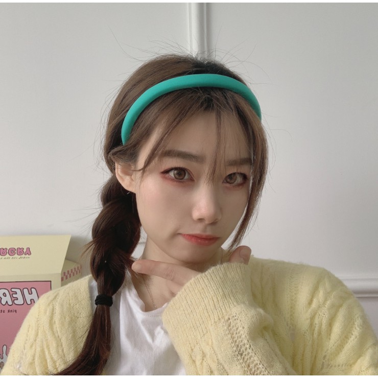 Băng đô cài tóc Hàn Quốc bọc vải xinh xắn cho nữ