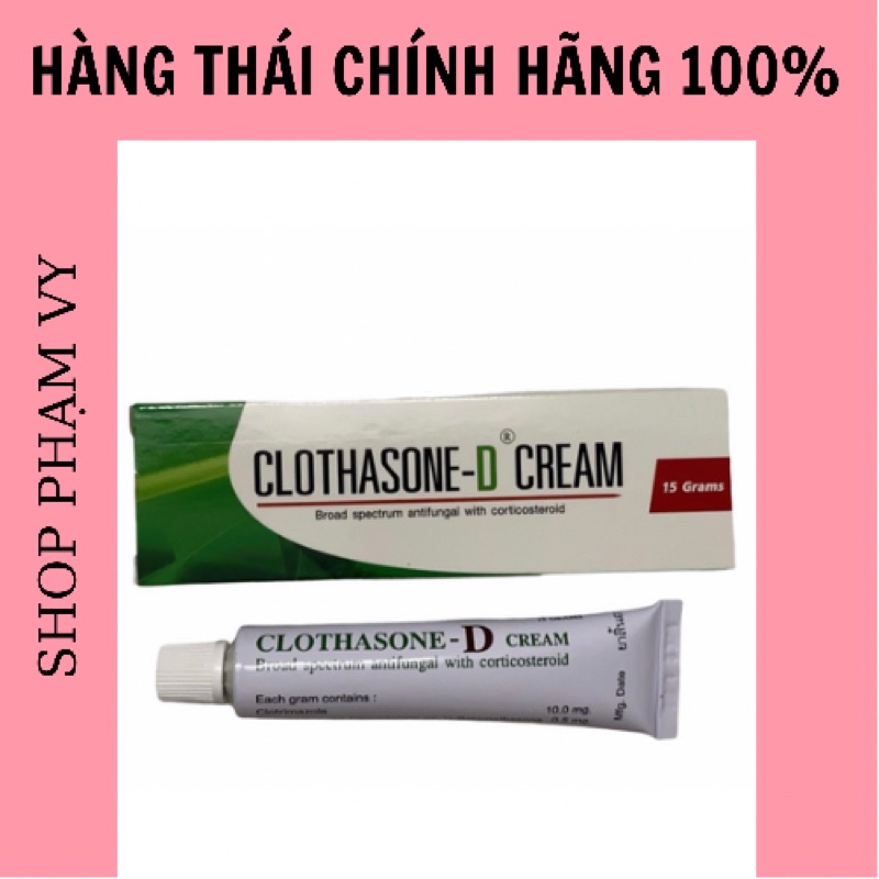 Kem Dưỡng Móng Tay Móng Chân CLOTHASONE-D CREAM 15g Thái Lan