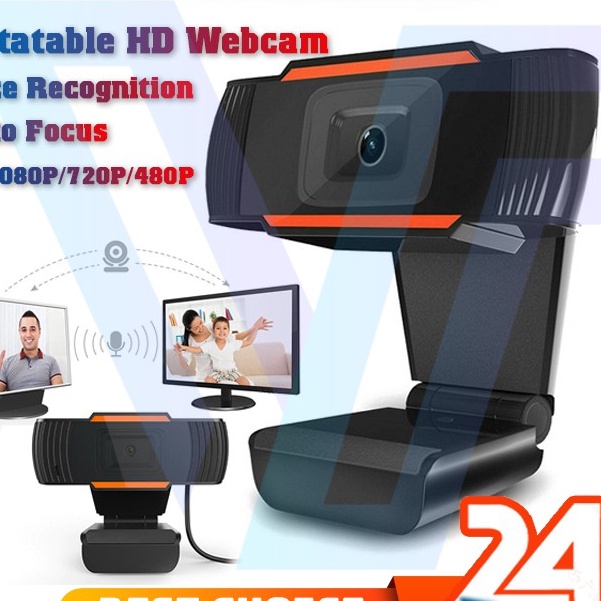 [ VIDEO THẬT  ] Camera Webcam HD 720P,1080P Kèm Mic Dùng Cho Máy Tính / Skype MSN ( CÓ SẲN ) TK81 | BigBuy360 - bigbuy360.vn
