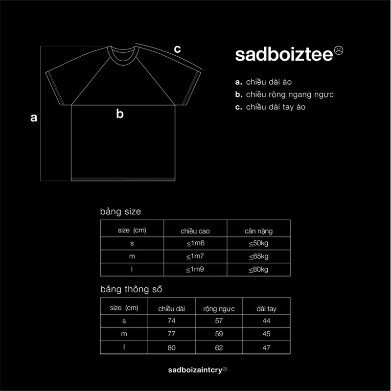 Áo thun SADBOIZ SAD STORY SS2 black/white-SADBOIZAINTCRY