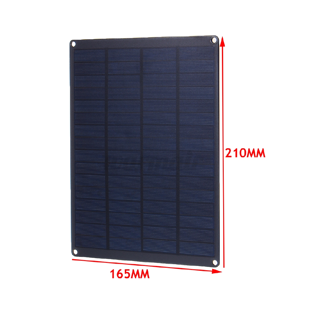 Tấm Sạc Pin Năng Lượng Mặt Trời 25w 12v Dành Cho Du Lịch