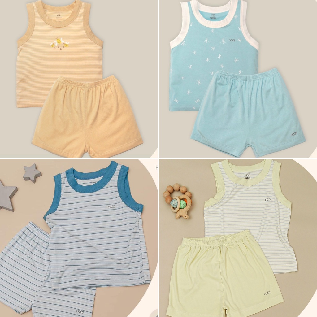 Bộ ba lỗ Nous 6m - 24m
