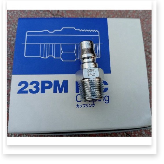 ĐẦU NỐI KHÍ NÉN 1/2INCH-REN NGOÀI YOSHIDA-NKC NL-24PM MADE IN JANPAN