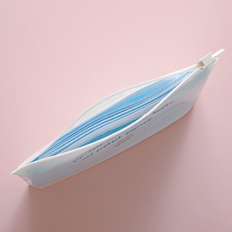 1 TúI LưU Trữ Mặt Nạ Chống Bụi Không Thấm Nước Có Thể Gập Lại Thân Thiện Với Môi Trường