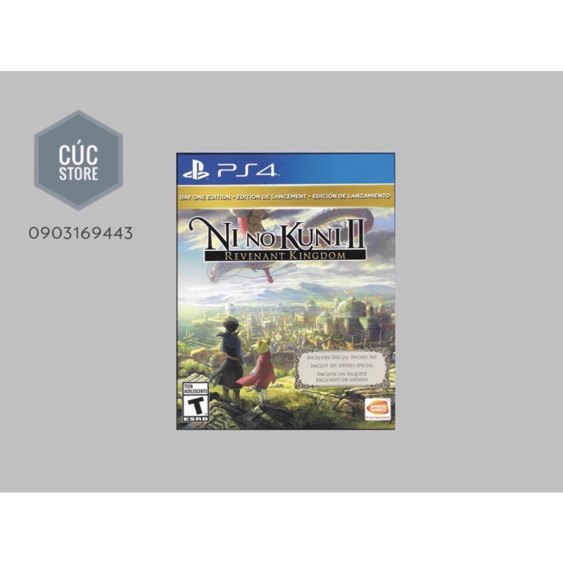 Đĩa chơi game PS4: Ni no Kuni II Revenant Kingdom