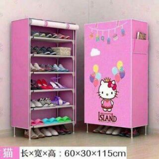 Tủ giày 3d 6 tầng