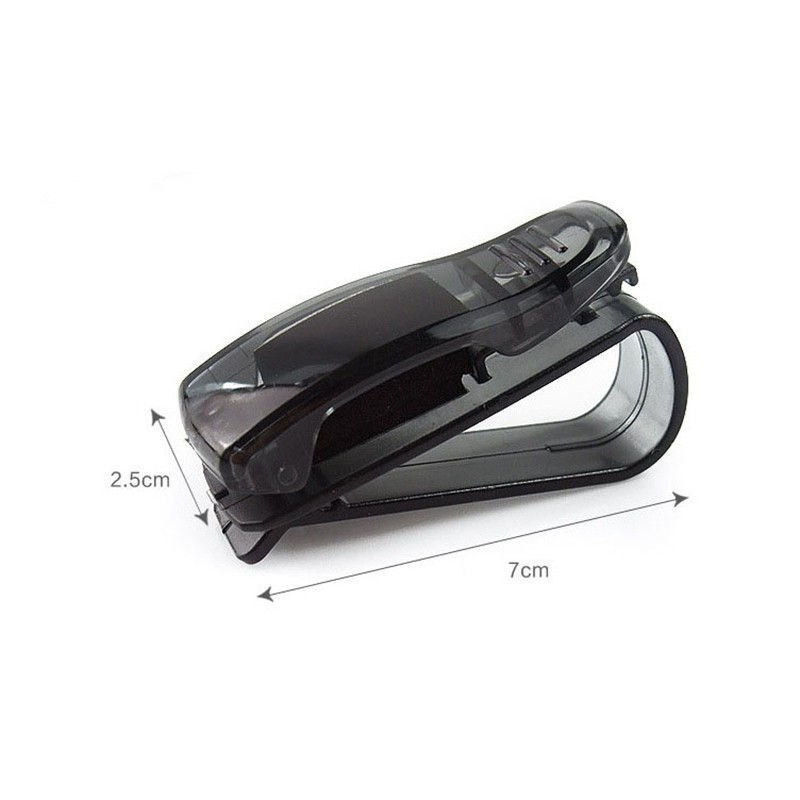 Kẹp giữ mắt kính trên tấm chắn nắng xe ô tô tiện dụng
