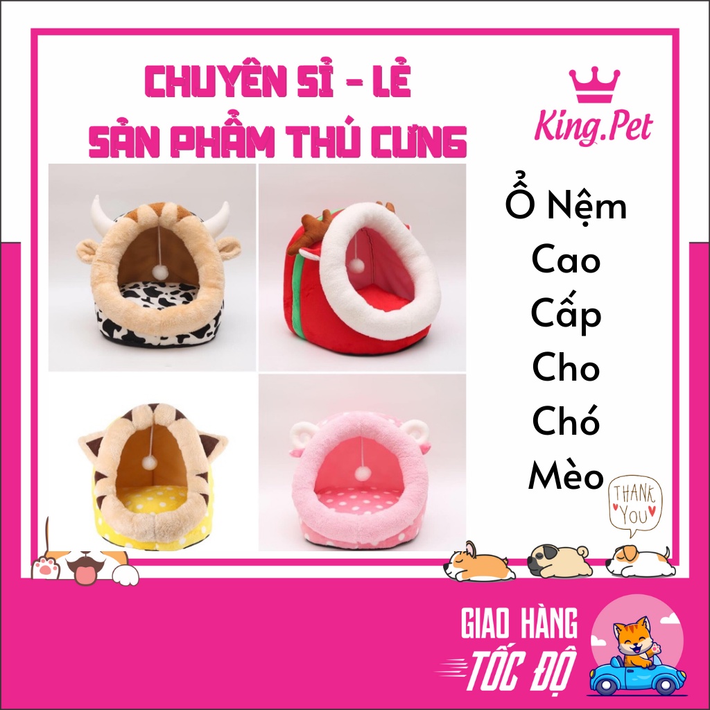 Ổ Nệm Cao Cấp Cho Chó Mèo