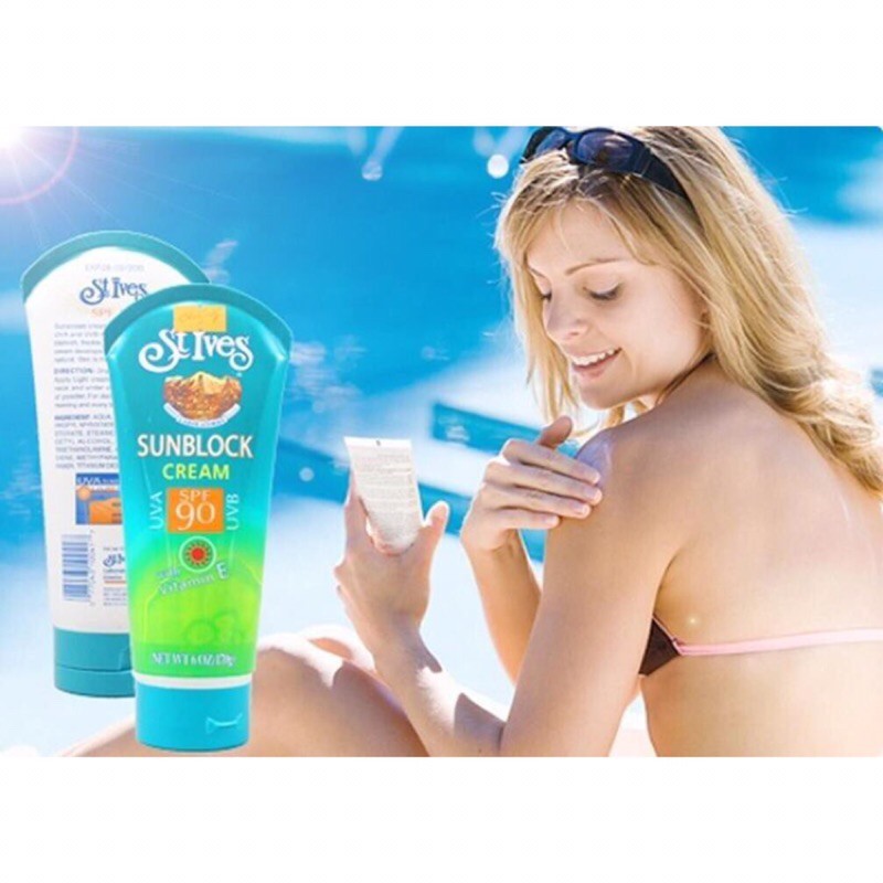 Kem chống nắng toàn thân Stives Sunblock SPF-90 170ML