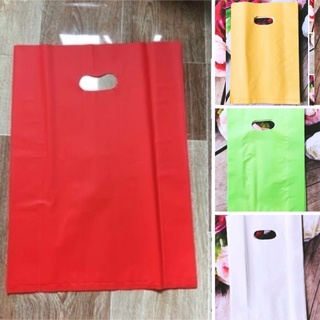 100gr Túi quai xánh đục lỗ trơn nhiều màu túi dẻo túi nilong - Plastic bag