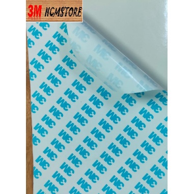 3M 90775 STICKER VUÔNG 50mm BĂNG KEO HAI MẶT siêu dính chuyên dán cố định bề mặt giấy, decal như dán logo, tem nhãn máy