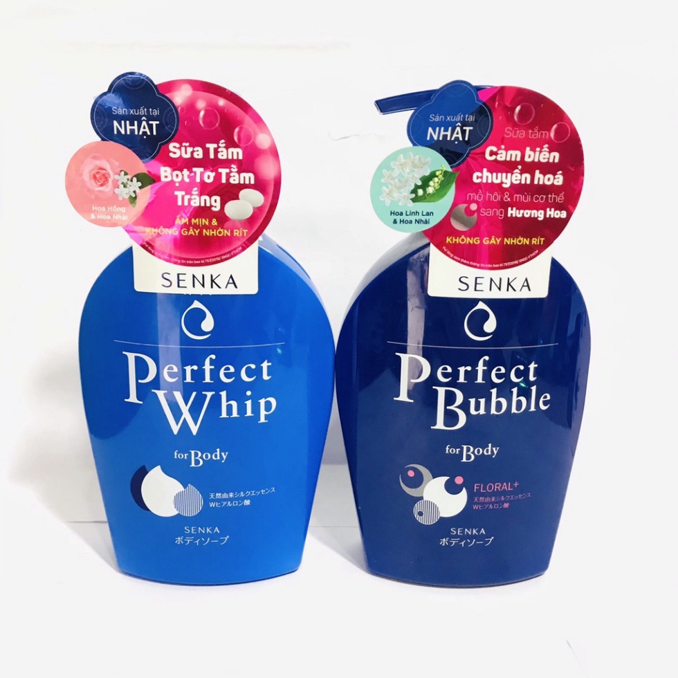 Sữa tắm dưỡng ẩm Senka Perfect Bubble for Body 500ml