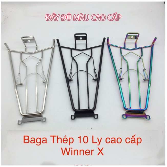 BAGA WINNER X THÉP 10 LY - TITAN, TRẮNG, ĐEN