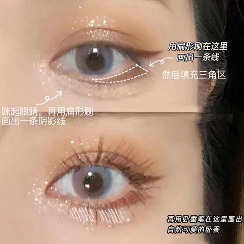 Phấn Mắt Dạng Bút Tằm xixi Đầu Đơn Cho Người Mới Bắt Đầu Có Độ Bóng Cao | BigBuy360 - bigbuy360.vn