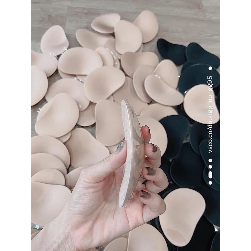 Dán Ngực Độn Ngực Chống Trượt-Miếng Dán Ngực 2 Chiếc Hình Tim Siêu Nâng PK19