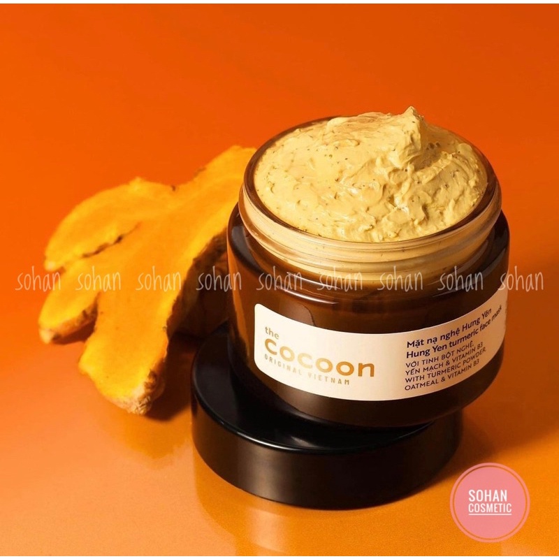 Mặt nạ nghệ Hưng Yên Cocoon - Hung Yen turmeric face mask