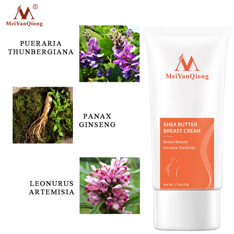 Set 3 Kem Nở Ngực MeiYanQiong Chiết Xuất Bơ Hạt Mỡ Chóng Làm Săn Chắc Da 50g