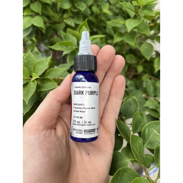 Mực xăm Eternal ink Dark purple chính hãng
