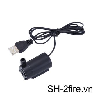 Máy Bơm Chìm Mini DC 5V 120L/H Cổng USB Cho Bể Cá