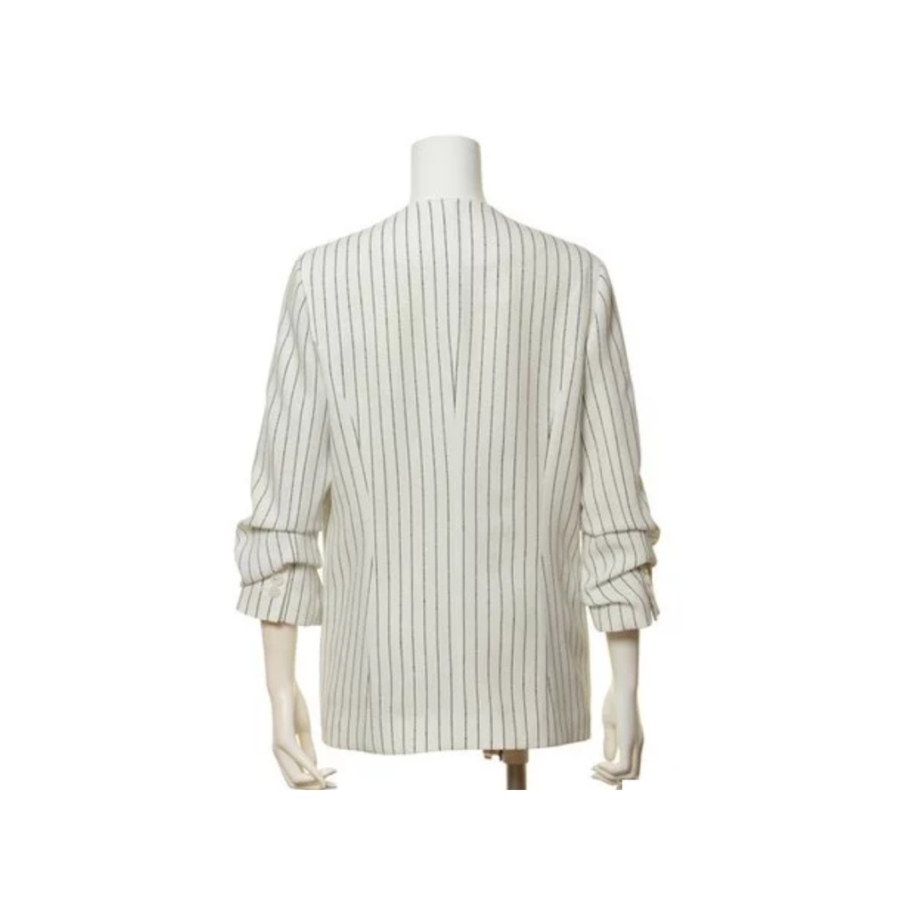 Áo blazer kẻ sọc tay rút xuất Nhật (có sẵn) | BigBuy360 - bigbuy360.vn