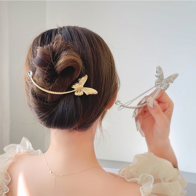 Kẹp Tóc Ếch Đính Ngọc Trai Nhân Tạo Thời Trang